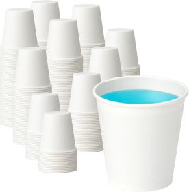 600 Pack 3 oz Disposable Paper Cups for Bathroom, Food-Safe Mouthwash Cups, Leak-Free Small Coffee Cup for Daily Use, Travel, and Camping